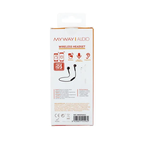 Bluetooth laisvų rankų įranga su mikrofonu Myway