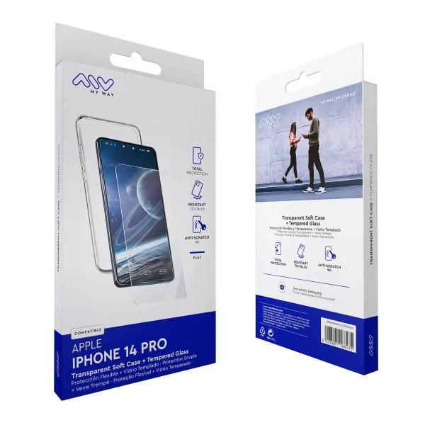 Mobilā Telefona Vāciņš un Aizsargierīce Myway iPhone 14 Pro