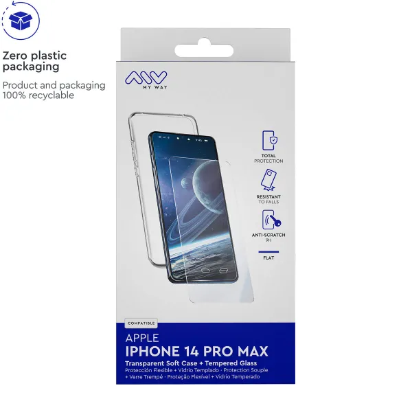 Mobilā Telefona Vāciņš un Aizsargierīce Myway iPhone 14 Pro