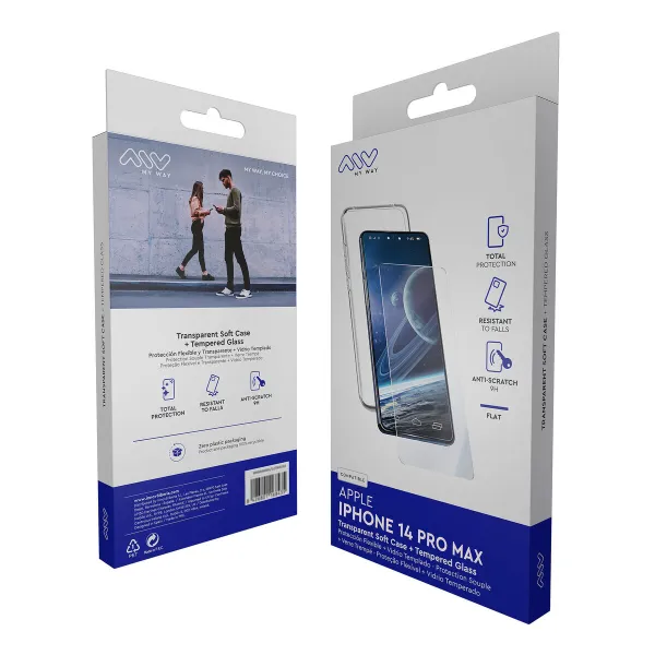 Mobilā Telefona Vāciņš un Aizsargierīce Myway iPhone 14 Pro