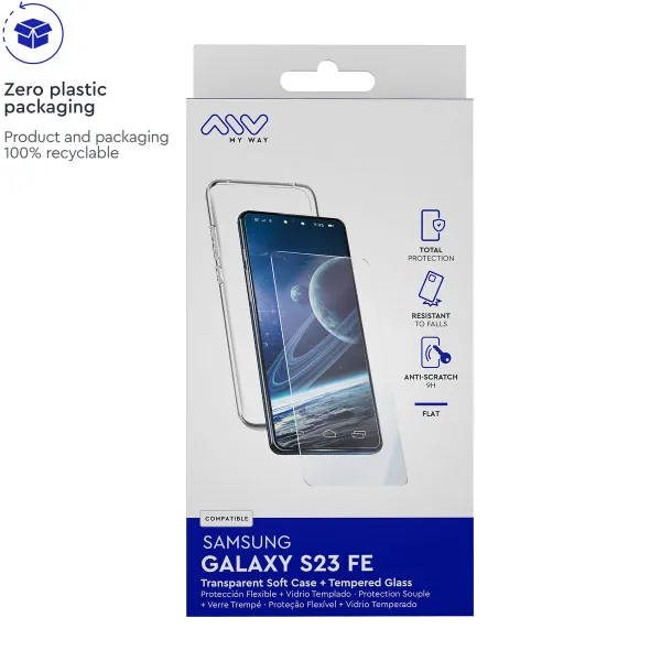 Mobilā Telefona Vāciņš un Aizsargierīce Myway Galaxy S23 FE Samsung Galaxy S23