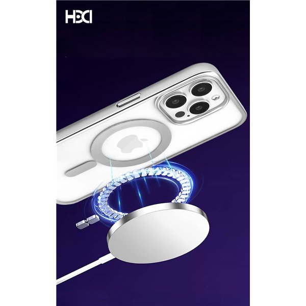 Dėklas HDD Electro MagSafe Case Apple iPhone 16 Pro Max mėlynas