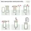 Ūdensizturīgs Ietvars Myway Floating Melns Universāls 7,2" (7")