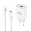 Wall Charger + USB A to USB-C Cable Myway White 12 W