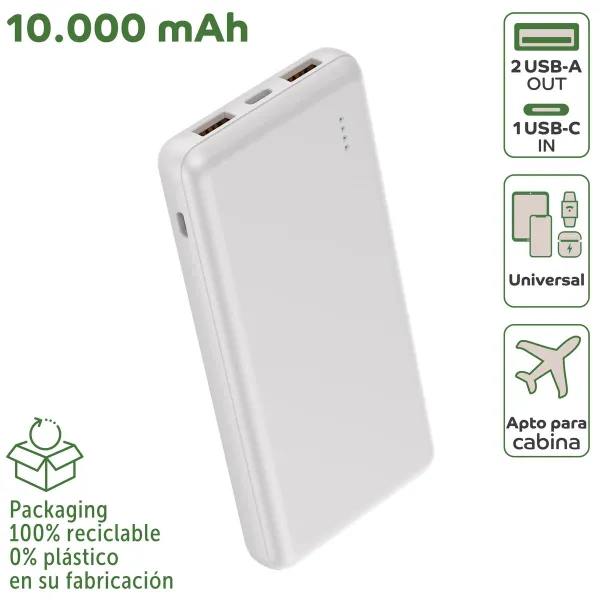 Powerbank Myway White 10000 mAh