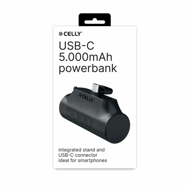 Powerbank Celly PBC5000BK 5000 mAh Juoda