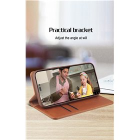 HDD Magnetic Wallet Case Samsung G991 S21 5G brown