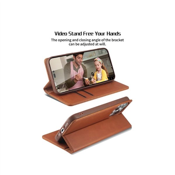 HDD Magnetic Wallet Case Samsung S901 S22 5G brown