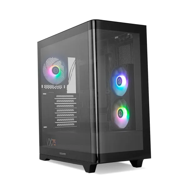 ATX Semi-tower Box Nox-Xtreme NXHUMMERETHERBK Black