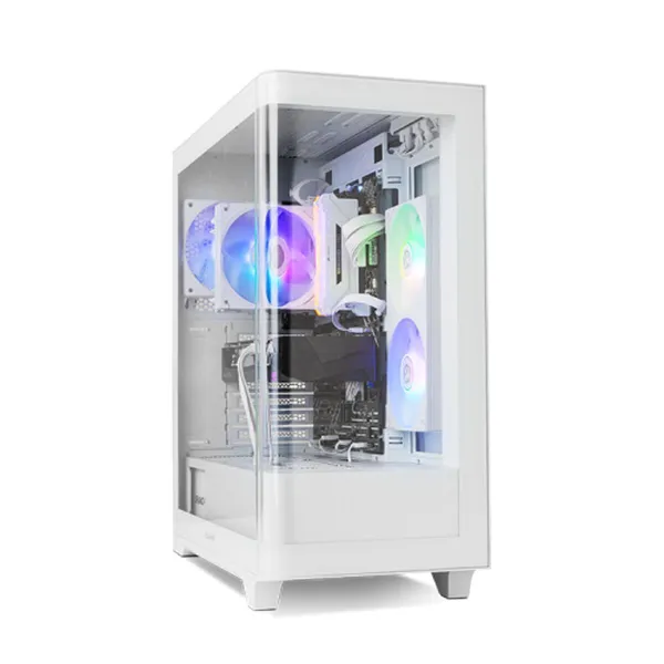 ATX Semi-tower Box Nox-Xtreme NXHUMMERETHERWH White Black