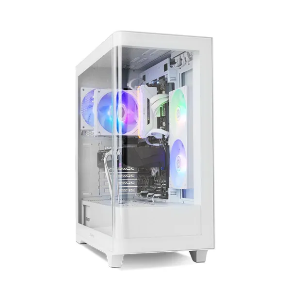 ATX Semi-tower Box Nox-Xtreme NXHUMMERETHERWH White Black