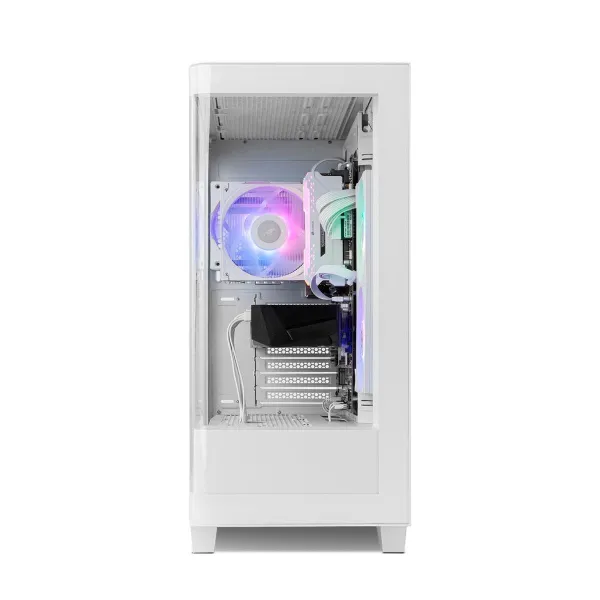 ATX Semi-tower Box Nox-Xtreme NXHUMMERETHERWH White Black
