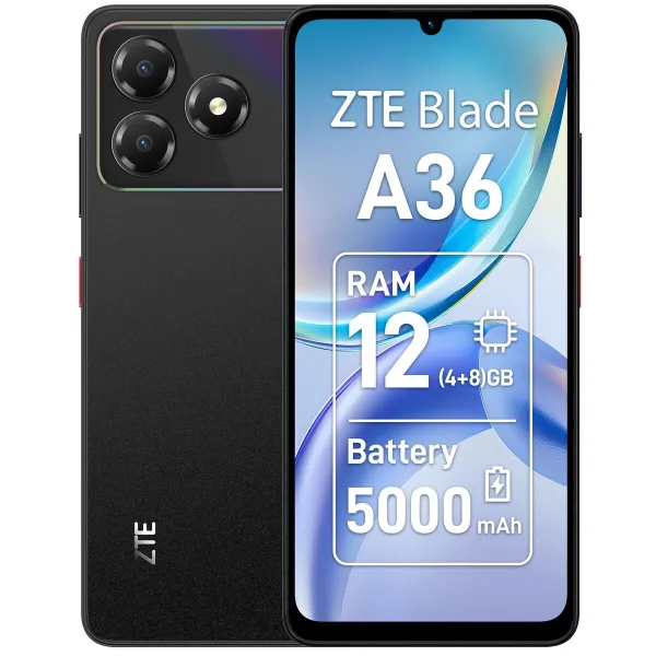 Smartphone ZTE BLADE A36 6,75" 64 GB Black