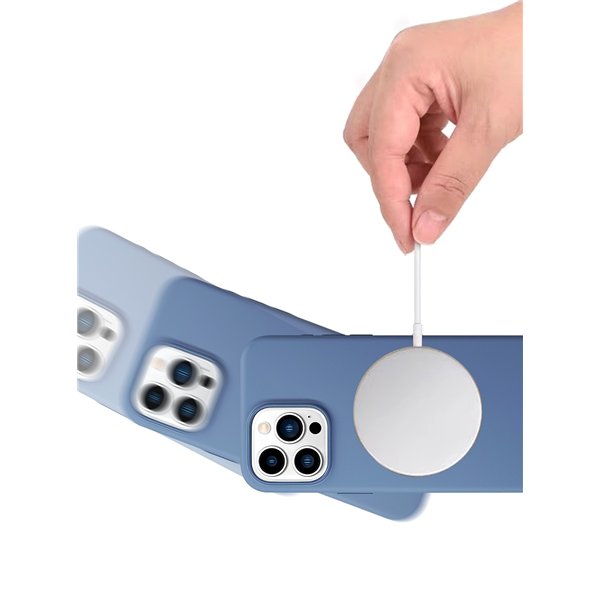 HDD Silicone MagSafe Case Samsung S918 S23 Ultra 5G dark blue