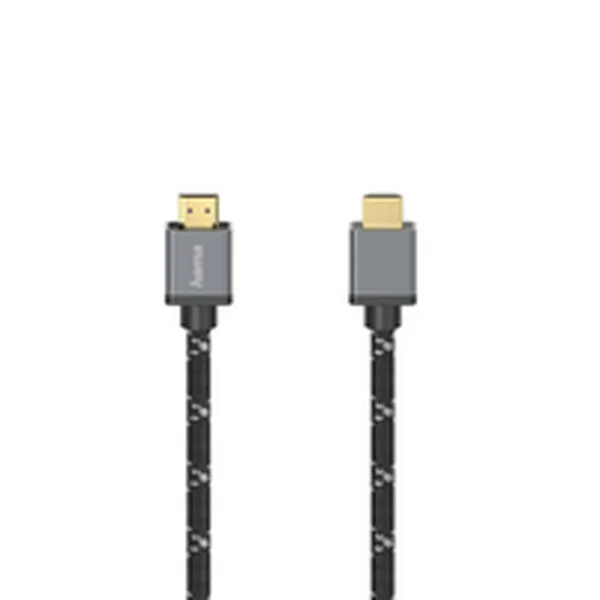 HDMI Cable Hama 00205240 Black Grey 3 m