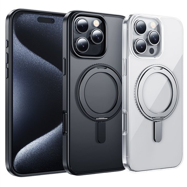 Case Hoco Magnetic Stand 2in1 Apple iPhone 16 Pro Max black