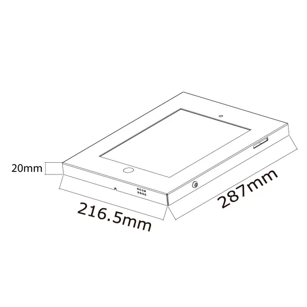 Подставка для ТВ Neomounts IPAD2N-UN20BLACK 10 kg
