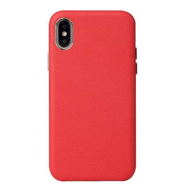 Case Leather Case Apple iPhone 12 mini red