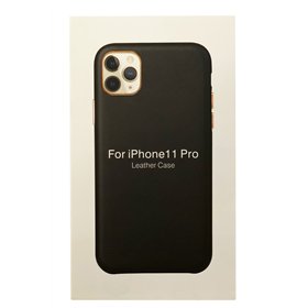 Case Leather Case Apple iPhone 12 Pro Max black