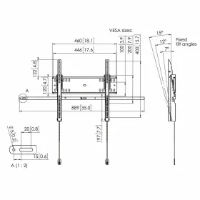 Подставка для ТВ Vogel's 7045100 55" 42" 50 kg