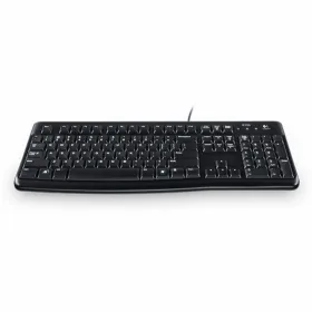 Klaviatūra Logitech 920-002641 Juoda Ispaniška Qwerty QWERTZ Čekų kalba