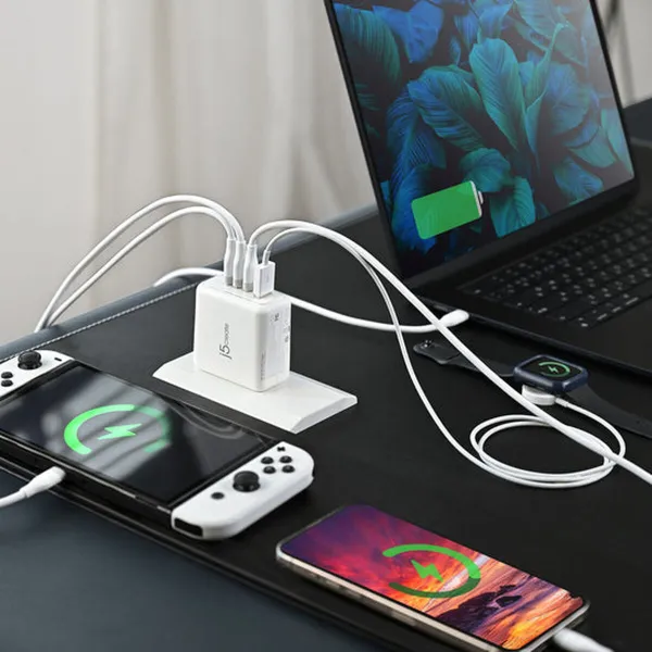 Wall Charger j5create JUP4370EF-N White