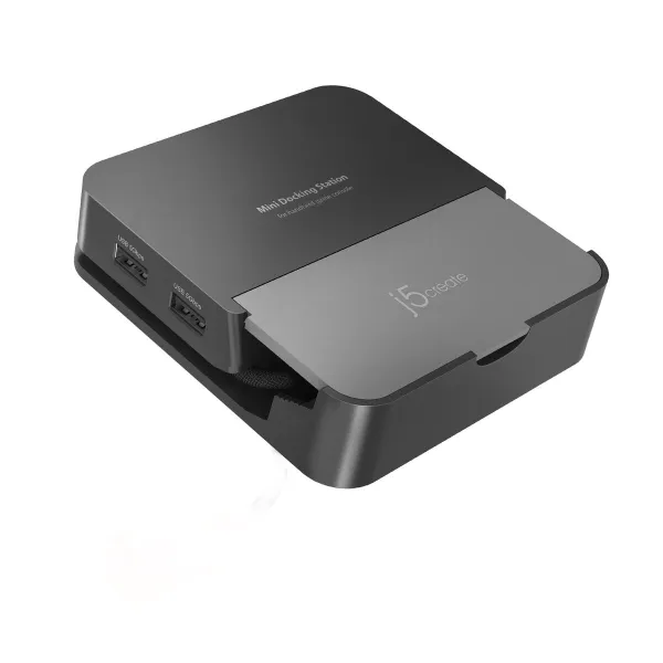 USB Centrmezgls j5create JCD624-N Melns Pelēks