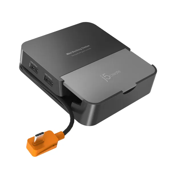 USB Centrmezgls j5create JCD624-N Melns Pelēks