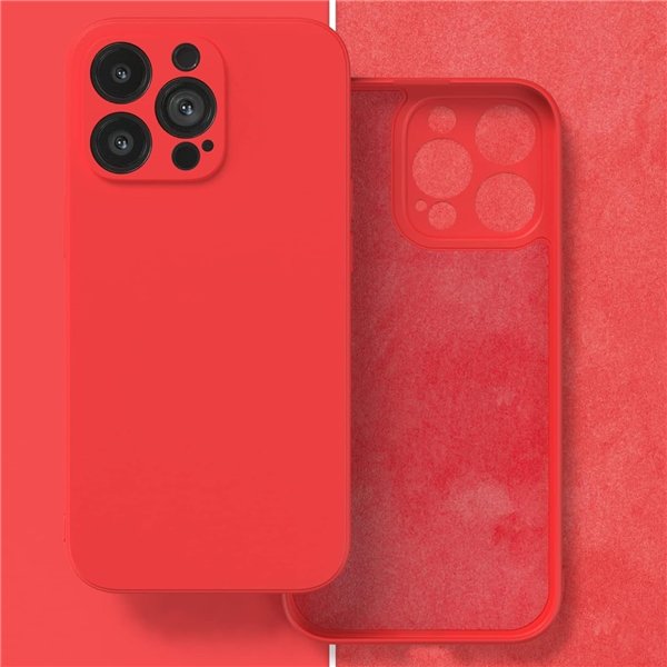 Case Liquid Silicone 1.5mm Samsung A556 A55 5G red