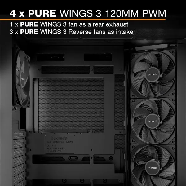 ATX Semi-tower Korpus Be Quiet! BGW83 Must