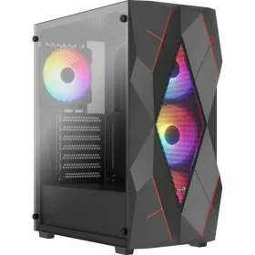 ATX Pus-torņveida Kārba Aerocool Melns