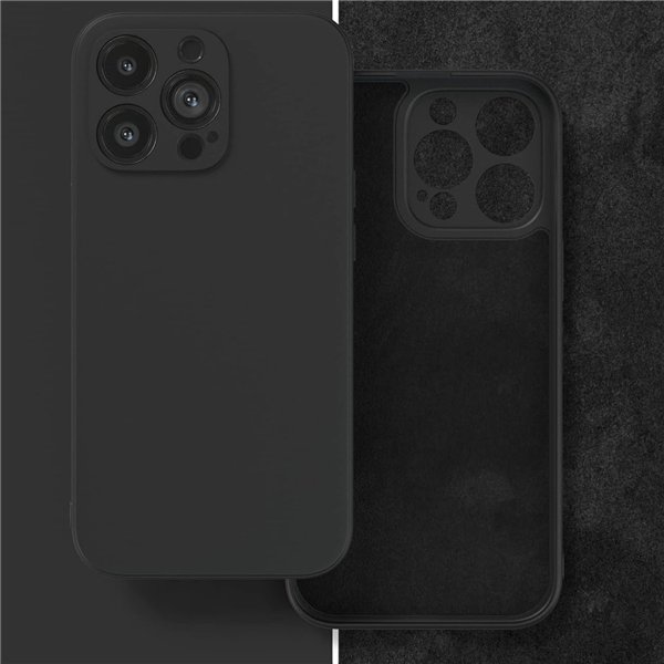 Dėklas Liquid Silicone 1.5mm Xiaomi Redmi 13T/13T Pro juodas