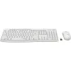 Klaviatūra ir belaidė pelė Logitech MK295 Balta Prancūzų AZERTY