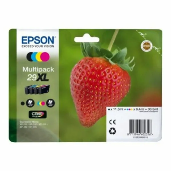 Ühilduv Tindikassett Epson T2996 Kollane Must Fuksiinpunane