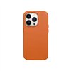 Mag Leather Case Apple iPhone 14 orange