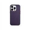 Mag Leather Case Apple iPhone 14 dark purple