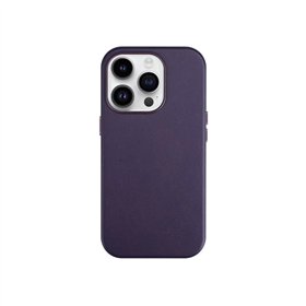 Mag Leather Case Apple iPhone 16 dark purple