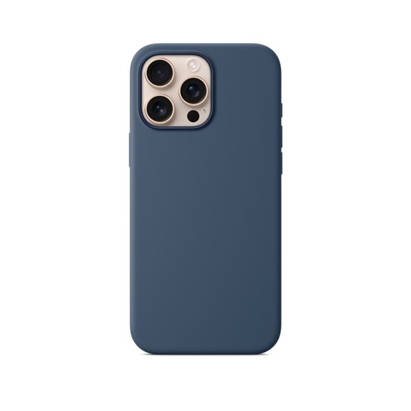 Mag Silicone Case Apple iPhone 15 Pro blue