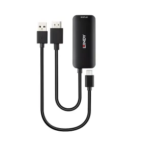 HDMI uz DVI adapteris LINDY Melns 20 cm