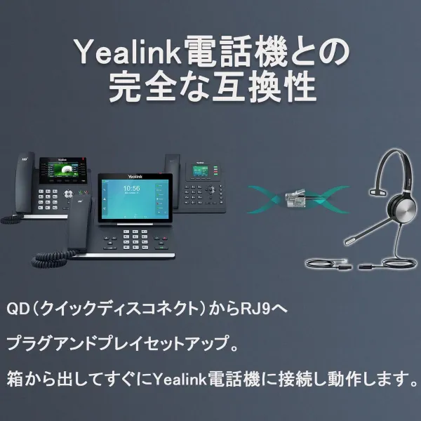 Наушники Yealink YHS 36 Mono Чёрный