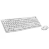 Klaviatūra ir pelė Logitech Balta Ispaniška Qwerty (6 vnt.)