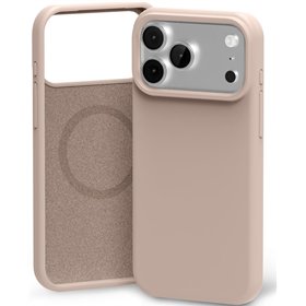 Case Mercury Pure Magsafe Silicon Case Apple iPhone 17 Pro Max pink sand