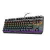 Žaidimų klaviatūra Trust 24407 Juoda Ispaniška Qwerty