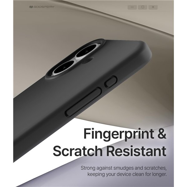 Dėklas Mercury Pure Magsafe Silicon Case Apple iPhone 17 raudonas