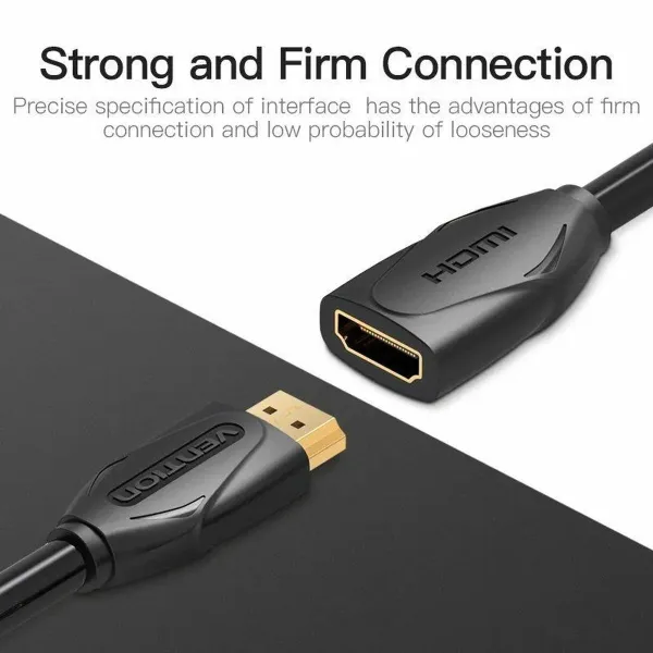 HDMI Kabelis Vention VAA-B06-B300 Melns 3 m