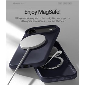 Case Mercury Pure Magsafe Silicon Case Apple iPhone Air dark blue
