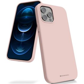 Dėklas Mercury Silicone Case Apple iPhone 11 rožinio smėlio