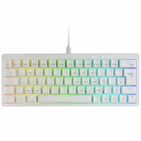 Žaidimų klaviatūra Mars Gaming MKMINIPROWYES Balta Qwerty US