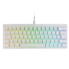 Žaidimų klaviatūra Mars Gaming MKMINIPROWYES Balta Qwerty US