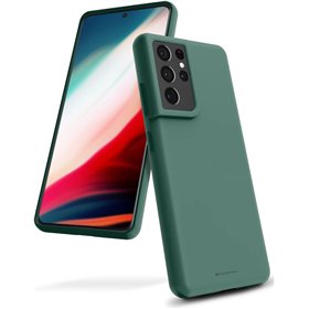 Case Mercury Silicone Case Apple iPhone 12 Pro Max dark green